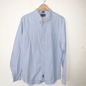 Vintage Abercrombie & Fitch Men's Slim Shirt Chambray Sz XL